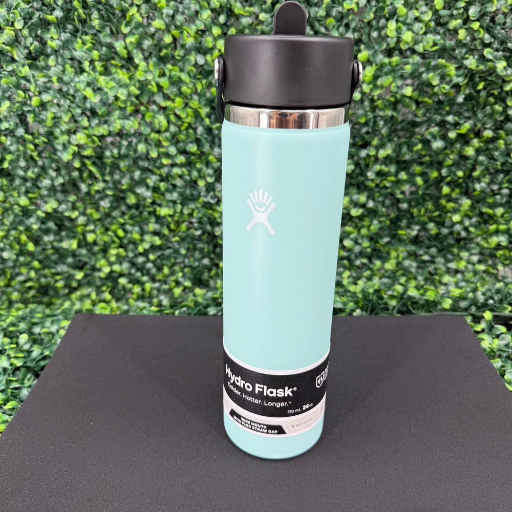 Hydro Flask 24 oz Water Bottle with Flex Straw Cap Dew W24BFS441